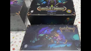 Chronicles of Drunagor Age of Darkness V1.5 Core Box and Spoils of War Storage Loren Fallen Sisters