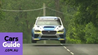 Subaru WRX STi smashes Isle of Man TT record | In the raw video