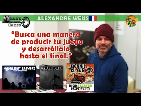 "Busca una manera de producir tu juego y desarróllalo hasta el final" A. Weiss | Aventureros Lúdicos