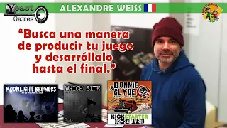 "Busca una manera de producir tu juego y desarróllalo hasta el final" A. Weiss | Aventureros Lúdicos