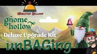 Gnome Hollow Deluxe Upgrade Kit Unboxing, Wooden mushrooms, flowers, and trinkets for Gnome Hollow