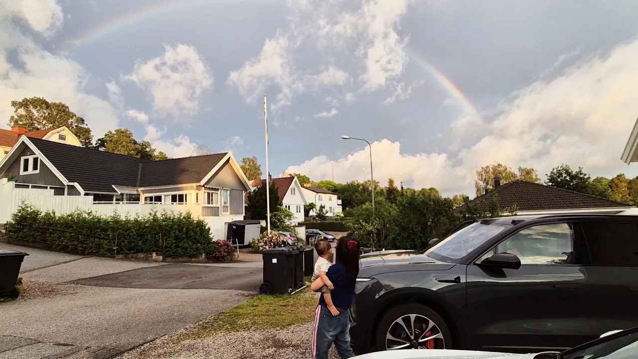 Nio EL8 Europe road trip part 13 - Going from Denmark to Sweden