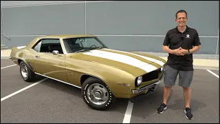 The 1969 Chevy Camaro Z/28  is a BETTER muscle can than a Ford Mustang Boss 302