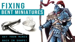 Fixing Bent Miniatures - Easy Guide to Pre-Assembly