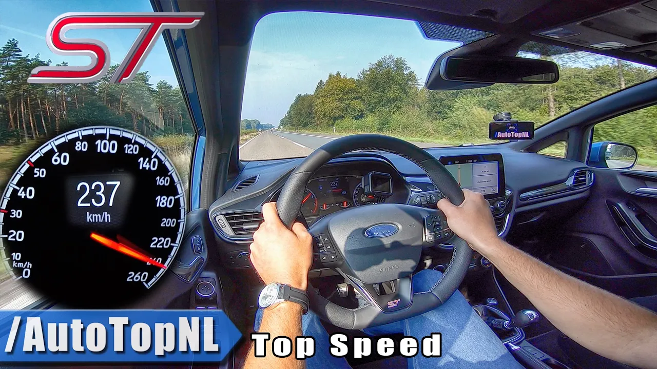 2020 FORD FIESTA ST | TOP SPEED on AUTOBAHN (No Speed Limit) by AutoTopNL