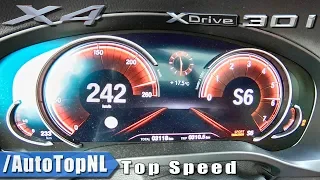2019 BMW X4 30i ACCELERATION & TOP SPEED 0-242km/h LAUNCH CONTROL by AutoTopNL