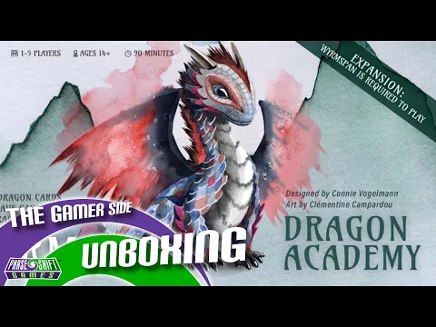 Wyrmspan: Dragon Academy and upgraded bits unboxed on The Gamer Side