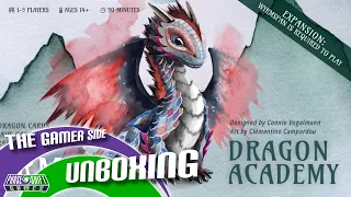 Wyrmspan: Dragon Academy and upgraded bits unboxed on The Gamer Side