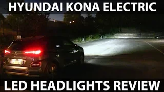 Hyundai Kona Electric headlights review