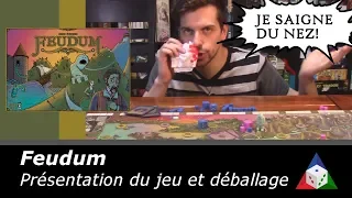 Feudum - Présentation du jeu et déballage