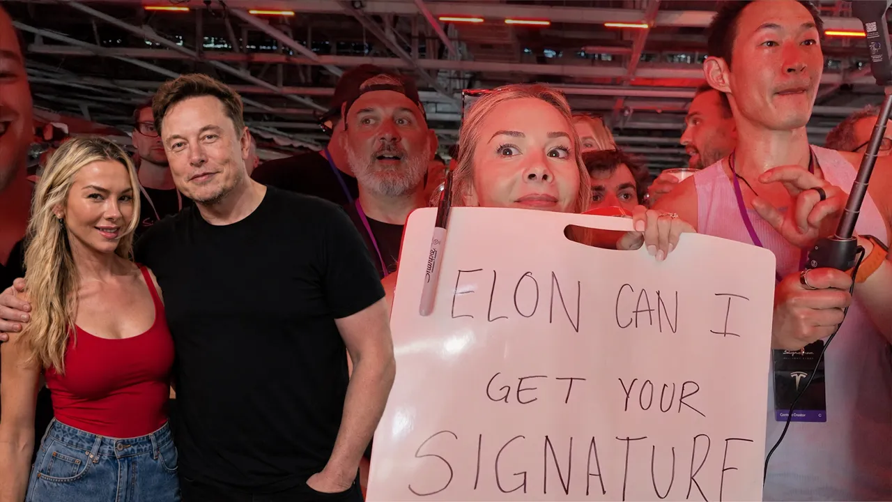 One Sign. One Chance. Elon Musk.