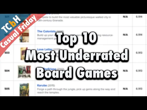 TCbH's Top 10 Most Underrated Board Games of All Time