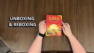 Catan 5-6 Player Game Extension - Unboxing and Reboxing - What's in the Box?