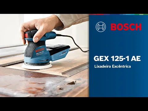 Lixadeira Roto Orbital 250W GEX 125-1 AE 220V Bosch
