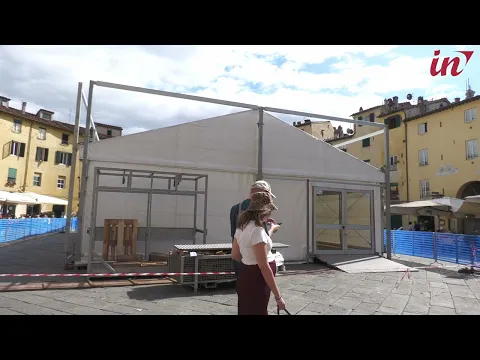 <span style="color:var(--accent)">Video:</span> Lucca Comics, commercianti in allarme per i padiglioni montati in anticipo