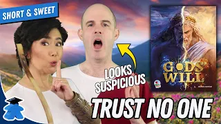 Gods’ Will. Lies and Betrayal. Board Game Overview and Skit.