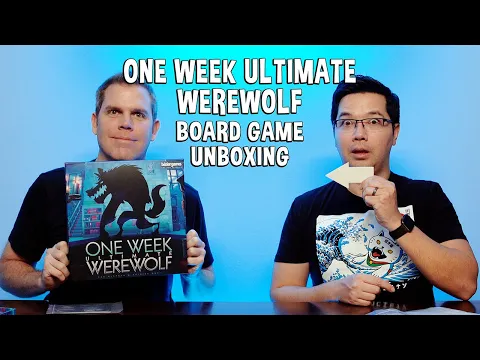 Unboxing One Week Ultimate Werewolf - Hidden Identity Board Game