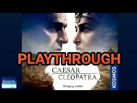 Caesar & Cleopatra Board Game | Playthrough