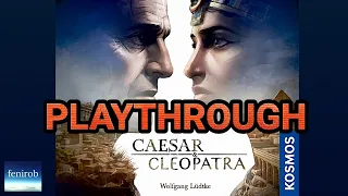 Caesar & Cleopatra Board Game | Playthrough