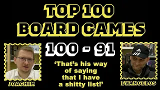 The Best 100 Board Games of All Time - 100-91