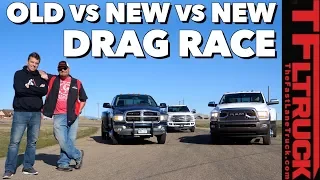 Russian Collusion! Old vs New Diesel Dually Drag Race