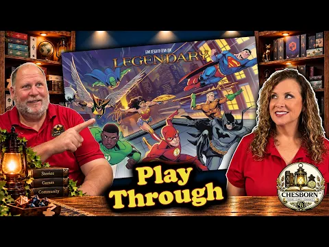 Legendary: A DC Deck Building Game Playthrough | Can Our Heroes Save the Day?