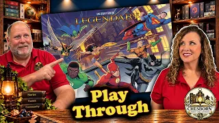 Legendary: A DC Deck Building Game Playthrough | Can Our Heroes Save the Day?
