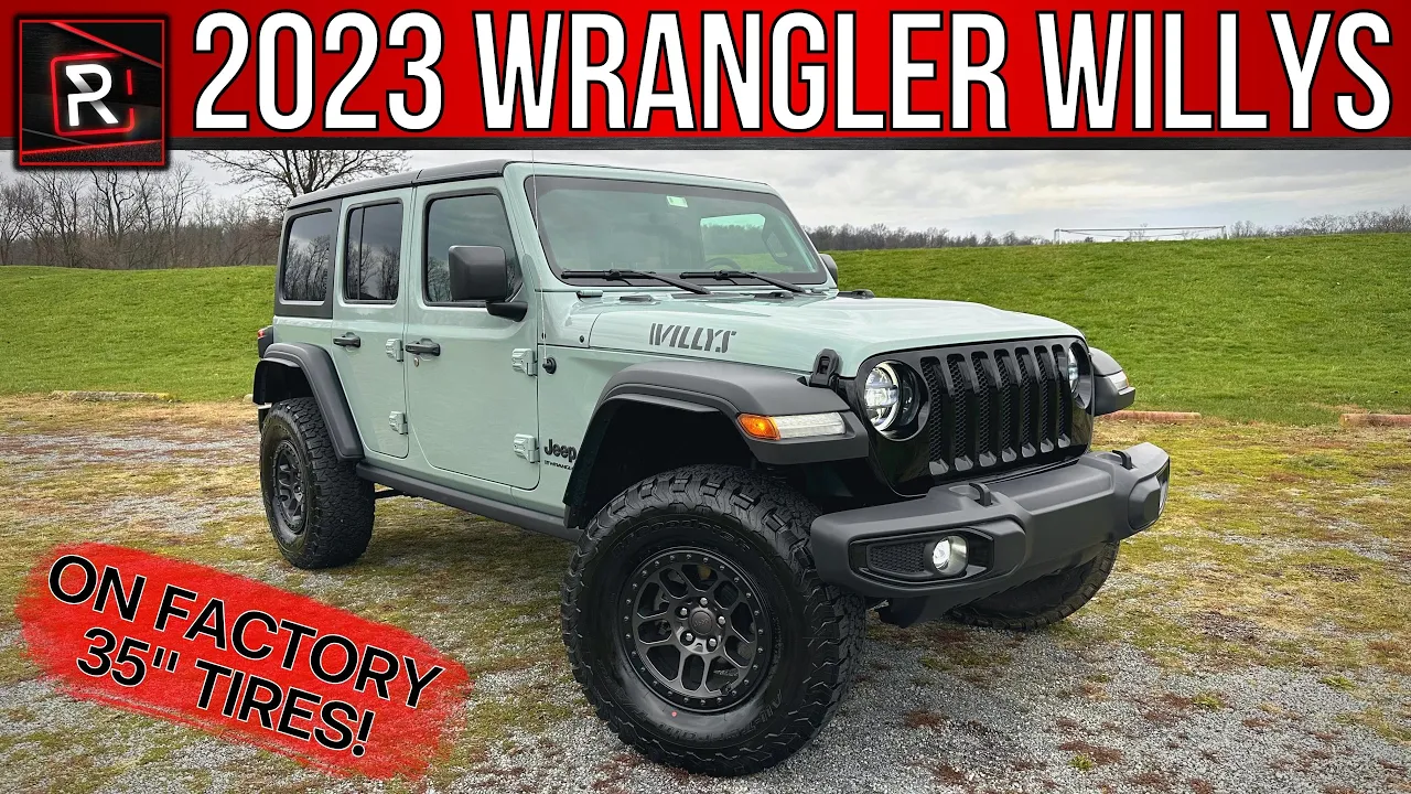 The 2023 Jeep Wrangler Unlimited Willys Is A Heritage Inspired 4x4 With Big Tires