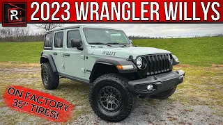 The 2023 Jeep Wrangler Unlimited Willys Is A Heritage Inspired 4x4 With Big Tires