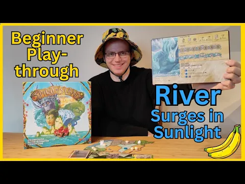 Spirit Island - Beginner Solo Playthrough - River Surges in Sunlight