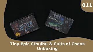 Tiny Epic Cthulhu - Unboxing and Commentary | 011 | CulBlu Unboxing