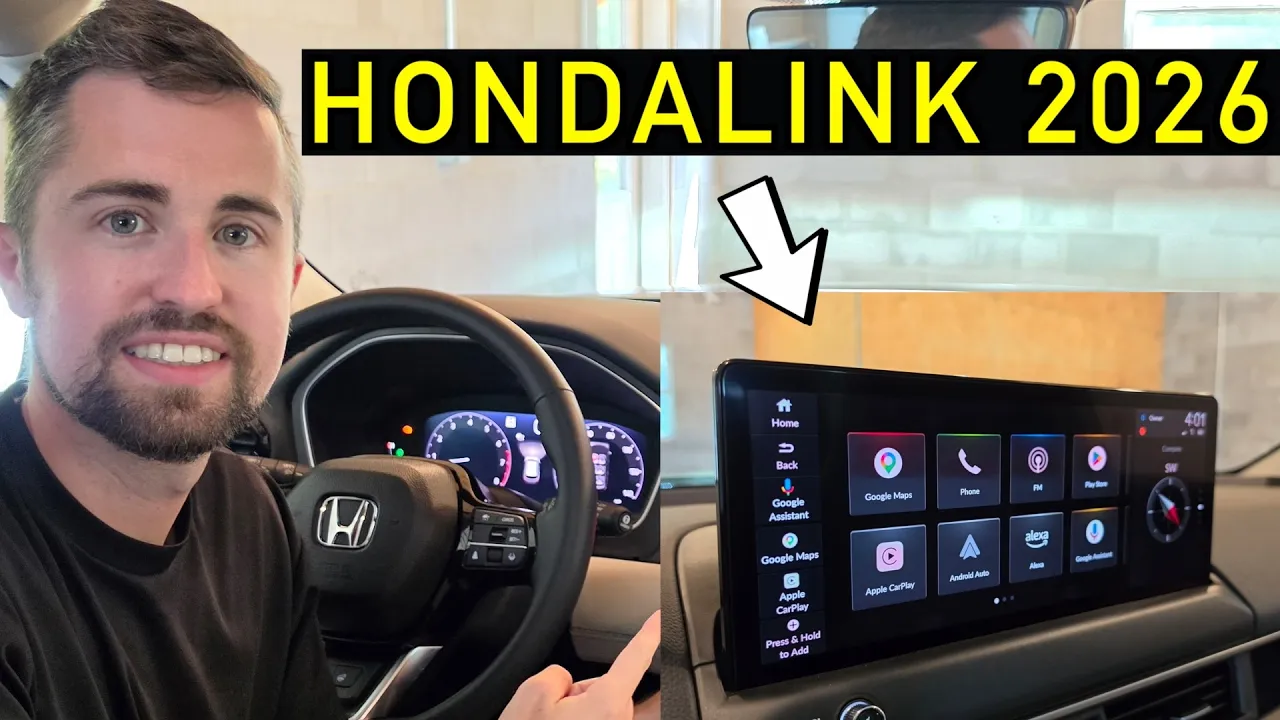 HondaLink Multimedia 2026! | Detailed Tutorial and Review (CarPlay, Google Maps & More!)