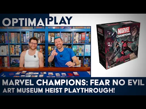 Marvel Champions - Daredevil and Jessica Jones vs Hammerhead and the Art Museum Heist!