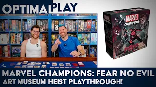 Marvel Champions - Daredevil and Jessica Jones vs Hammerhead and the Art Museum Heist!