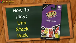 How to play Uno Stack Pack