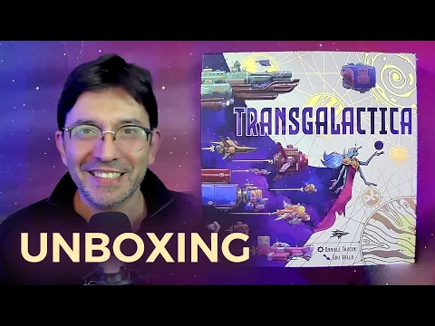 Unboxing de Transgaláctica, juego de mesa de Devir.