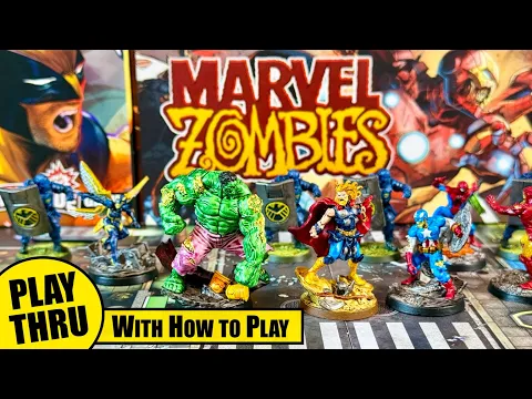 MARVEL ZOMBIES Board Game Playthrough