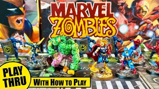 MARVEL ZOMBIES Board Game Playthrough