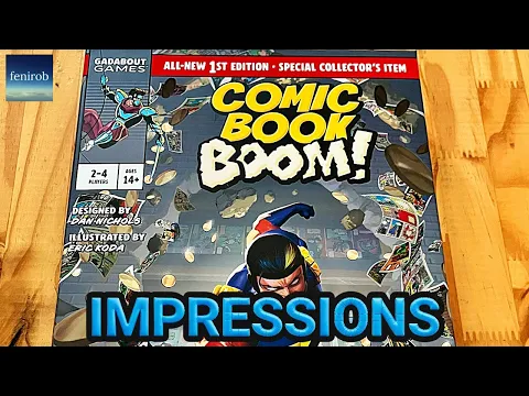 Comic Book Boom! Board Game | Review
