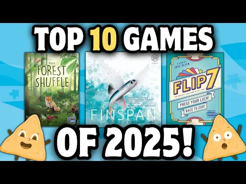 Top 10 "New to Us" Board Games of 2025!