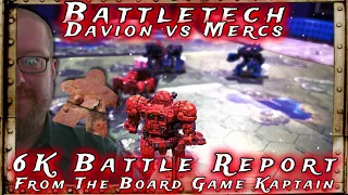 Battletech Battle Report Davion vs Mercs 6k