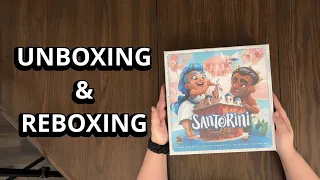 Santorini Second Edition - Board Game Unboxing & Reboxing - What's in the Box?