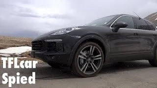 2015 Porsche Cayenne Turbo Spied Testing in the Wild