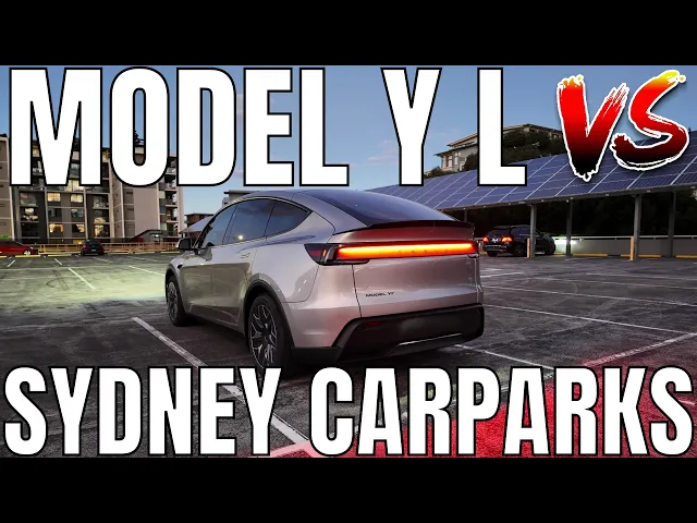 Tesla Model Y L vs Chatswood, Eastwood & Market City Sydney Carparks