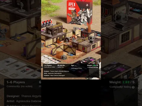 Apex Legends The Board Game quick Review 2024. #boardgames #boardgaming #tabletopgames #gaming