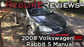 2008 Volkswagen Rabbit S Manual Walkaround, Exhaust, Review, Test Drive