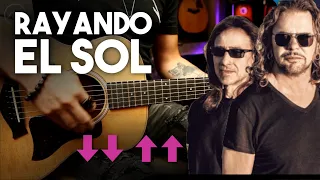 RAYANDO EL SOL -Maná GUITARRA Tutorial | ACORDES RITMO Christianvib