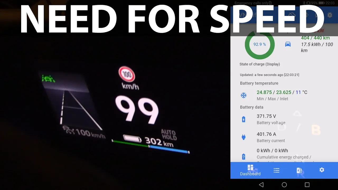VW ID3 82 kWh acceleration and noise test
