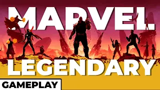 Marvel Legendary - A Deck-Building Classic Gameplay with @Dale the Casual Gamer