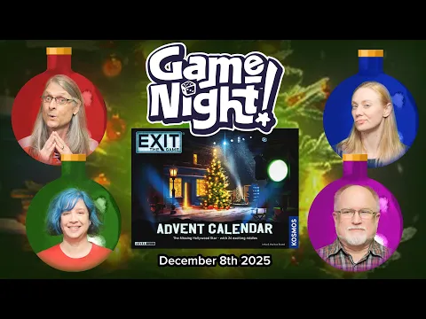 GameNight! 24 Days of Christmas Day 8 - Exit: The Game Advent Calendar - The Missing Hollywood Star